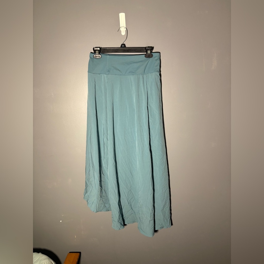 Halara Breezeful High Waisted High Low Ruffle 2-in-1 Maxi Skirt Size Small - Picture 3 of 5